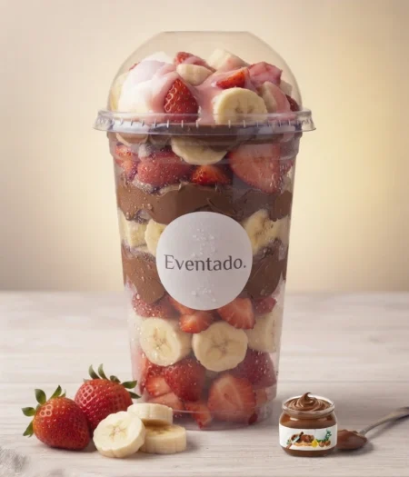 Salada de Frutas - Banana com Morango