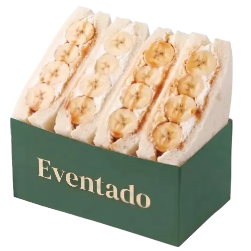 Sanduíche de Banana, Cream Cheese e Canela