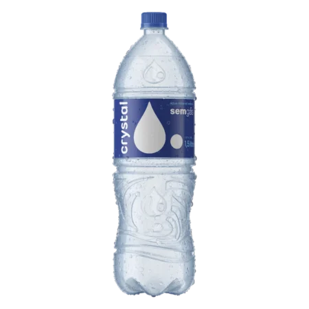 Água Mineral Natural sem Gás Crystal Garrafa 1,5l