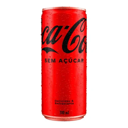 Coca Cola Sem Açúcar Lata 310 ml