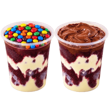 2 x Açaí  Confete e Nutella
